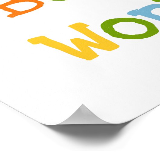 Bildung ist es wert poster (Ecke)