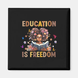 Bildung ist Freedom Black Girl Books Black History Magnet