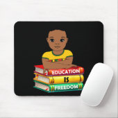 Bildung Ist Freiheit Black History Month Afrikanis Mousepad (Mit Mouse)