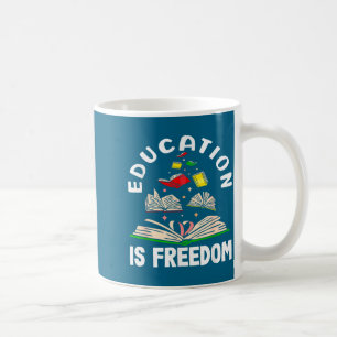Bildung ist Freiheit Black History Month  Kaffeetasse