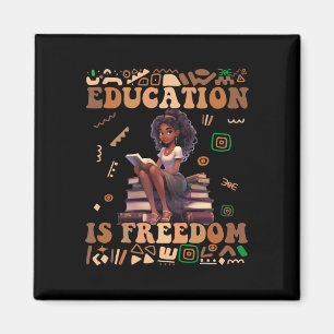 Bildung Ist Freiheit Black History Month Lehrer W Magnet