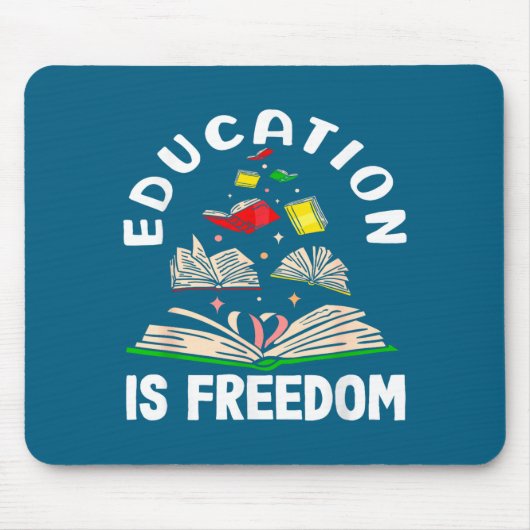 Bildung ist Freiheit Black History Month Mousepad (Vorne)