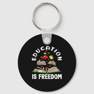 Bildung ist Freiheit Black History Month Schlüsselanhänger