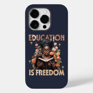 Bildung ist Freiheit Lehrer Bücher schwarze Geschi Case-Mate iPhone 14 Pro Hülle