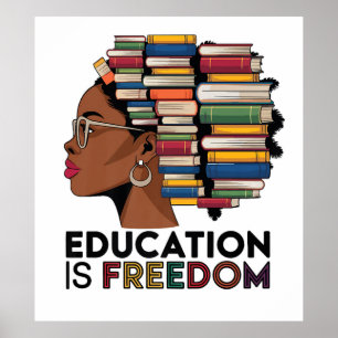 Bildung ist Freiheit Poster