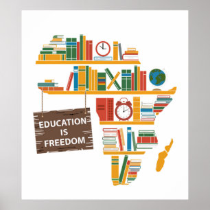 Bildung ist Freiheit Poster