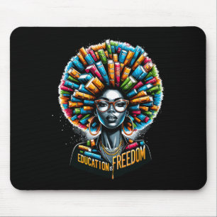 Bildung ist Freiheit Schwarze Geschichte Monatsleh Mousepad