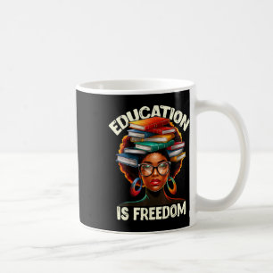 Bildung Ist Freiheit Schwarze Lehrer Bücher Schwar Kaffeetasse
