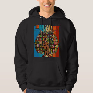 Bildung ist Freiheit Schwarze Mädchen Magie Gesche Hoodie