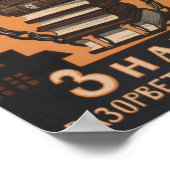 Bildung ist Freiheit - sowjetische Propaganda Poster (Ecke)