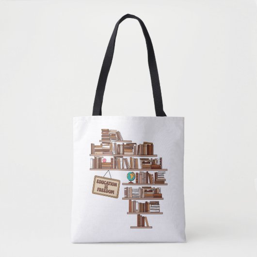 Bildung ist Freiheit Tasche (Vorderseite)