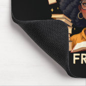 Bildung ist freiheitlich stolz afrikanischer ameri mousepad (Ecke)