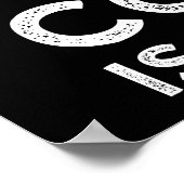 Bildung ist wichtig, aber das Kochen ist wichtig Poster (Ecke)