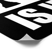 Bildung ist wichtig, aber Schach ist wichtig Poster (Ecke)