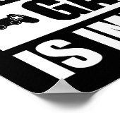 Bildung ist wichtig, aber Spielen ist wichtig Poster (Ecke)