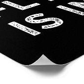 Bildung ist wichtig Flugdrogen wichtig Poster (Ecke)