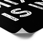 Bildung ist wichtig Mischgetränke wichtig Poster (Ecke)