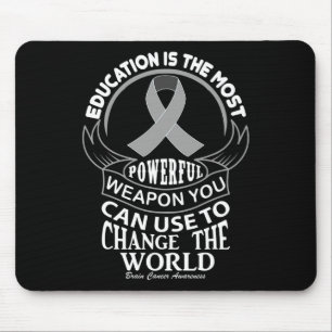Bildung kann den Krebs des Gehirns auf der Welt ve Mousepad