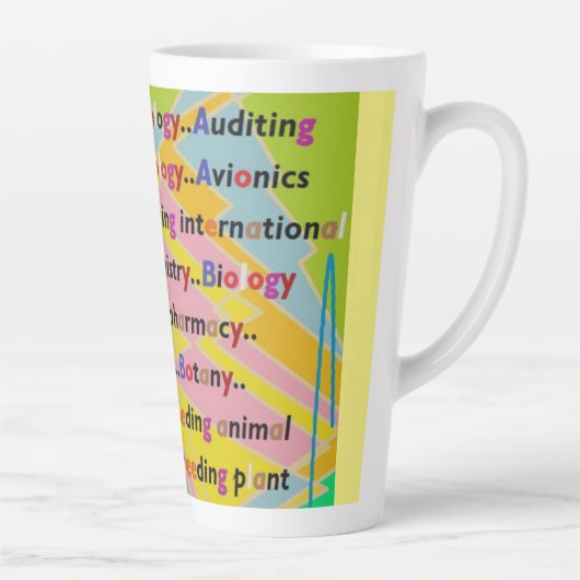 Bildung Learning Design in gemischten Farben Milchtasse (Rechts)