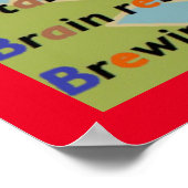 Bildung Learning Design in gemischten Farben Poster (Ecke)