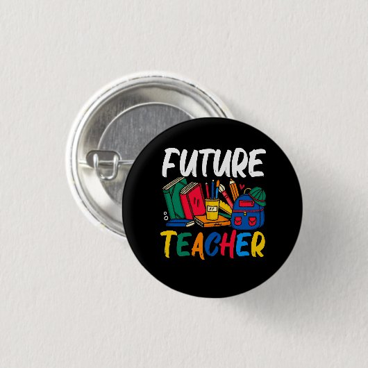 Bildung Lehrer  Bildung Button (Vorne & Hinten)
