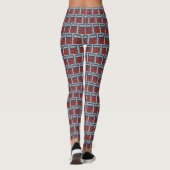 Bildung Lehrer Mathematik Nerd Rechner Leggings (Rückseite)