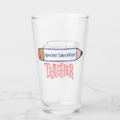 Bildung Lehrer Stift Design Glas (Rückseite)