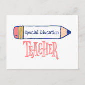 Bildung Lehrer Stift Design Postkarte (Vorderseite)