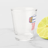 Bildung Lehrer Stift Design Schnapsglas (Links)
