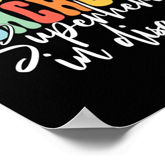 Bildung Lehrer Verhaltensforscher Poster (Ecke)