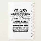 Bildung Lehrerplaner Geschenke Frauen Männer Planer (Rückseite)