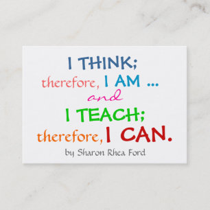 Bildung / Lehrerprofil - Visitenkarte durch SRF