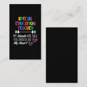 Bildung Lehrerschullehrer Visitenkarte (Vorne/Hinten)