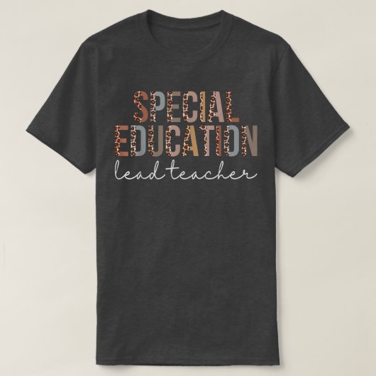 Bildung Leopard Dozent T-Shirt (Design vorne)