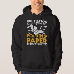 Bildung Origami Master and Origami Artist Paper Hoodie