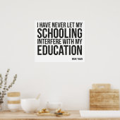 Bildung Poster (Küche)