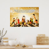 Bildung Poster (Küche)