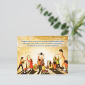 Bildung Postkarte (Stehend Vorderseite)