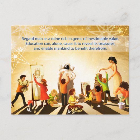 Bildung Postkarte (Vorderseite)