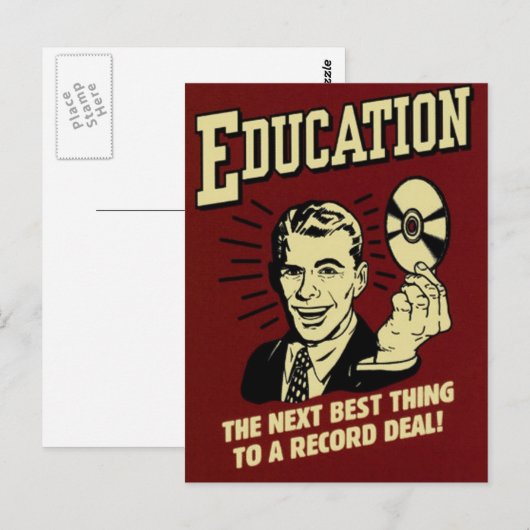 Bildung Postkarte (Vorne/Hinten)