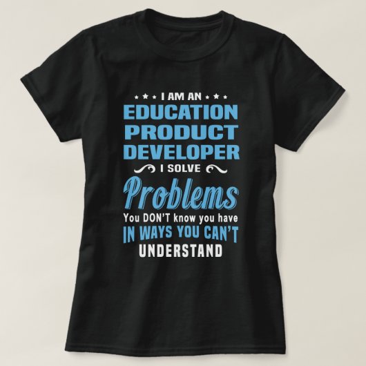 Bildung Product Developer T-Shirt (Design vorne)