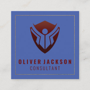 Bildung Quadratische Visitenkarte