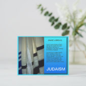 Bildung, Religion, Judentum, jüdische Fakten Postkarte (Stehend Vorderseite)
