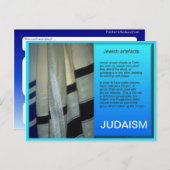 Bildung, Religion, Judentum, jüdische Fakten Postkarte (Vorne/Hinten)
