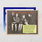 Bildung, Religion, Judentum, jüdische Flüchtlinge Postkarte (Vorne/Hinten)