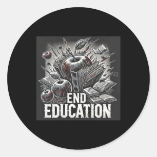 Bildung Runder Aufkleber