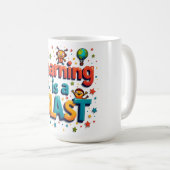 Bildung Spaß - nein2 Kaffeetasse (VorderseiteRechts)