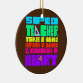 Bildung SPED Lehrer macht Handarbeit Keramik Ornament (Rechts)