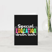 Bildung Traumteam zurück in die Schule Karte (Vorderseite)