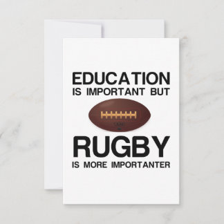 Bildung und Rugby Karte